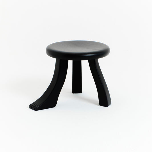 Foot Stool in Chestnut Black Stools
