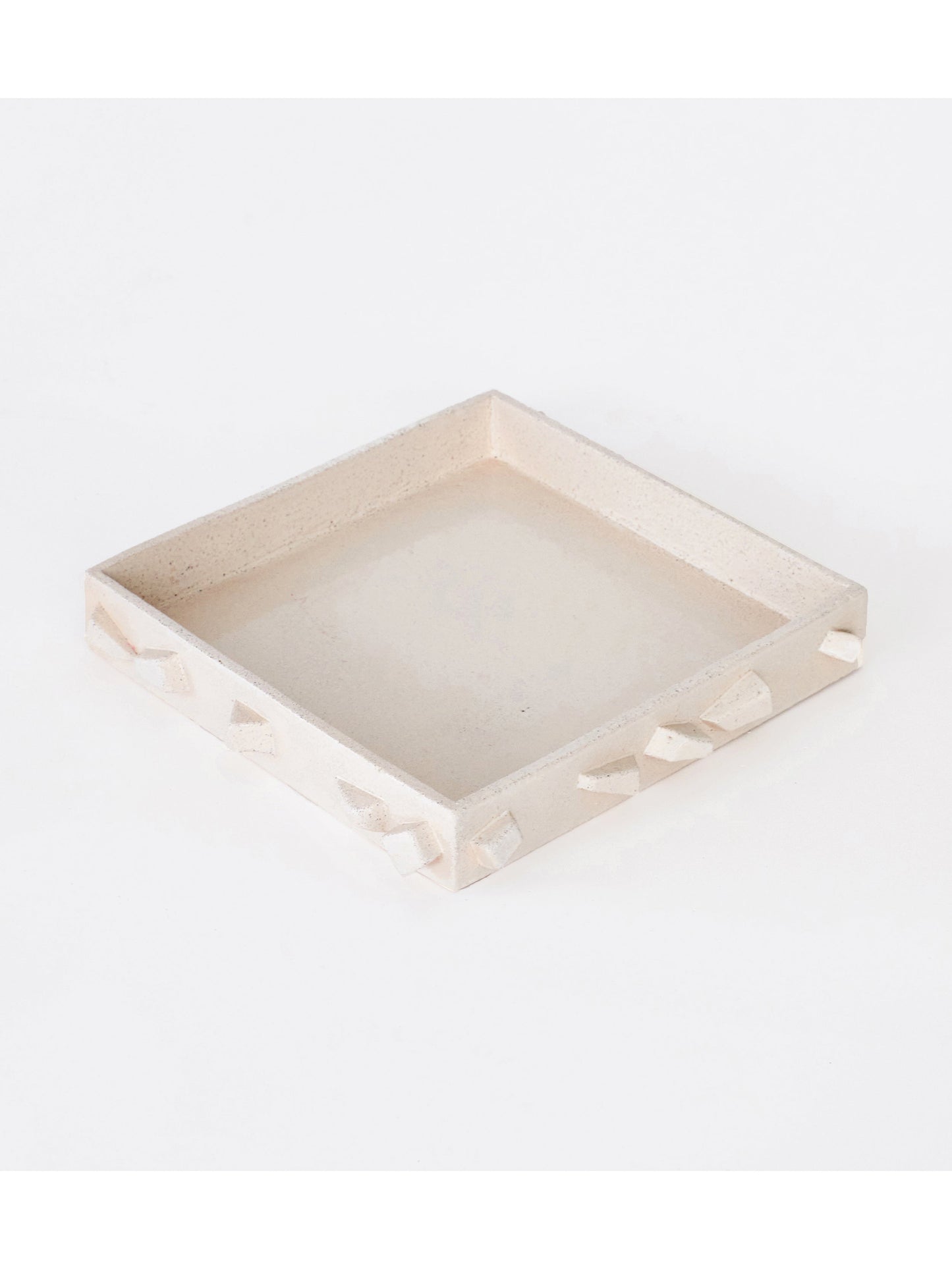 For Rachel' Tray - Large in Cream Trays
