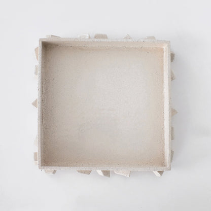 For Rachel' Tray - Large in Cream Trays