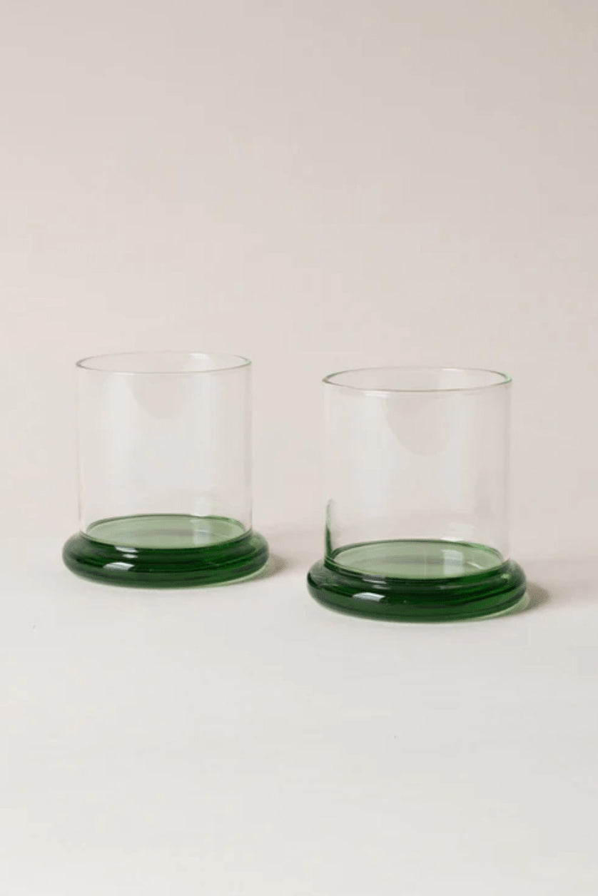 Fritter Tumblr Set Green, Decorative Objects Claude Home