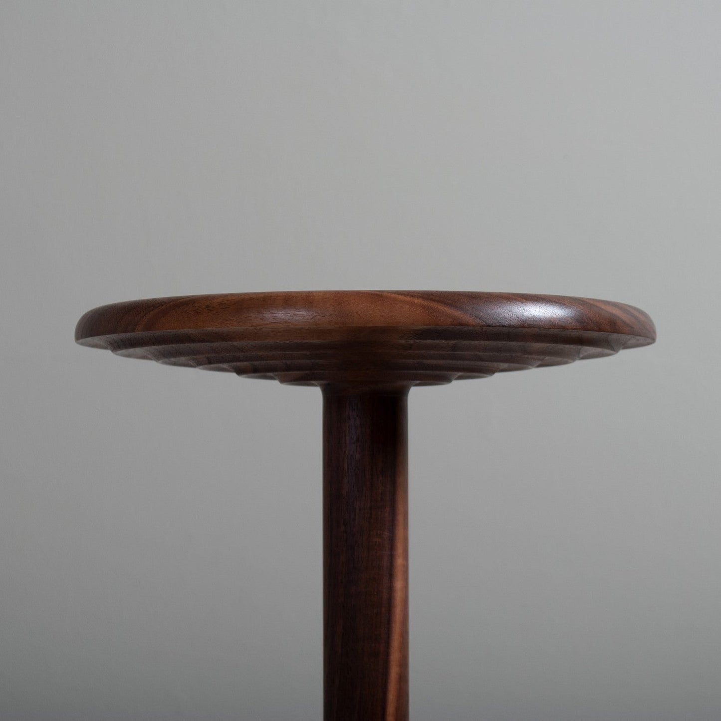 Handcrafted Walnut Turned Drink Table Drink Tables