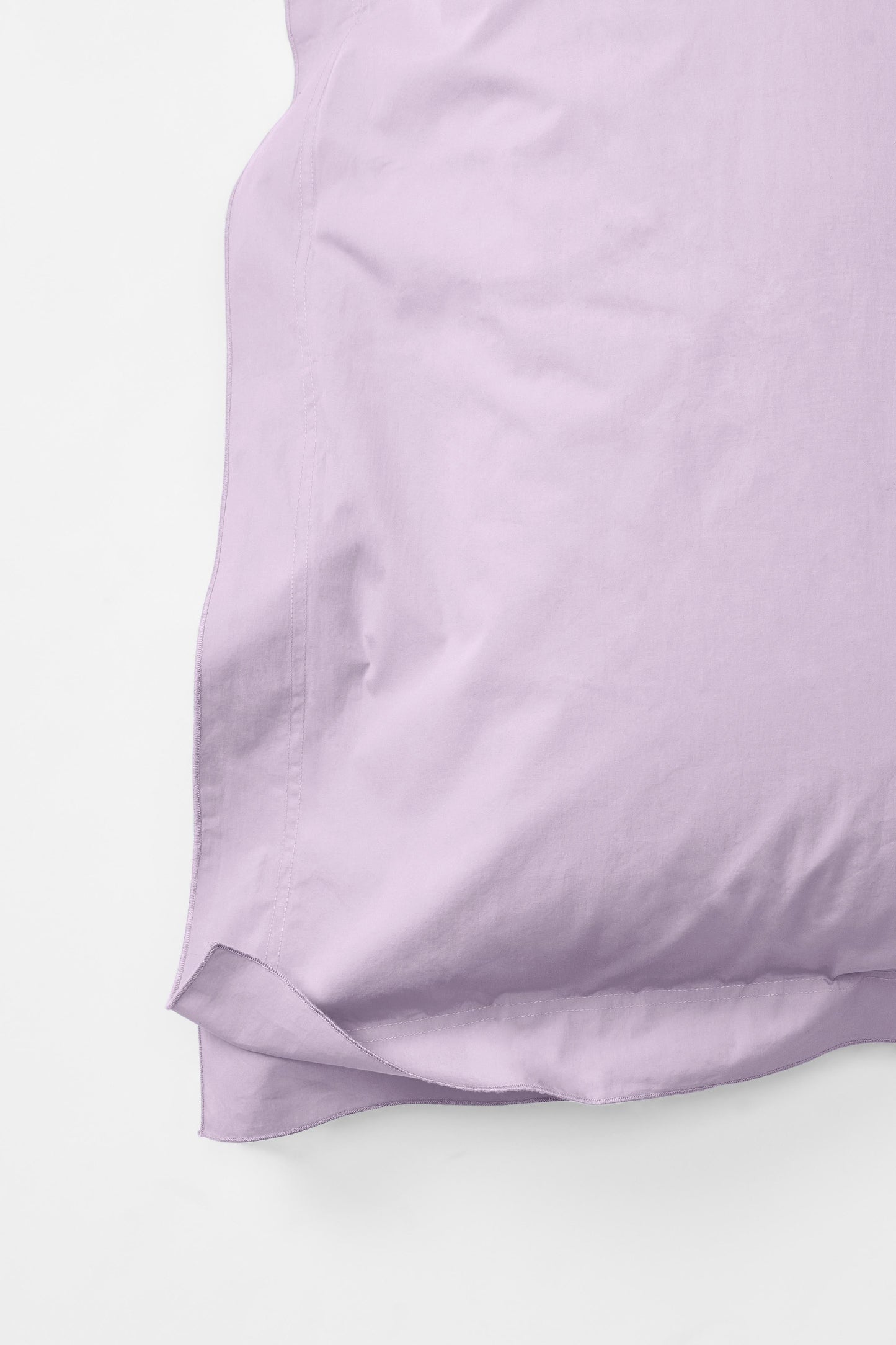 Mono Organic Cotton Percale Pillow Pair - Lilac Pillows in King Pillow