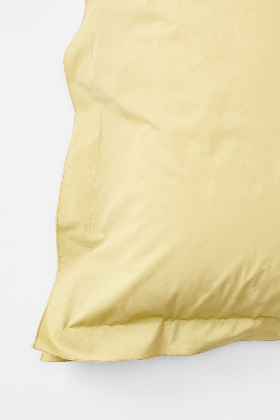 Mono Organic Cotton Percale Pillow Pair - Maize Pillows in King Pillow