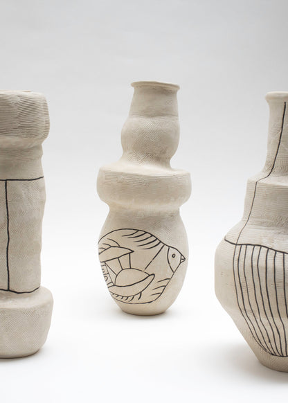 Kuro No. 4 by Egle Simkus Vases
