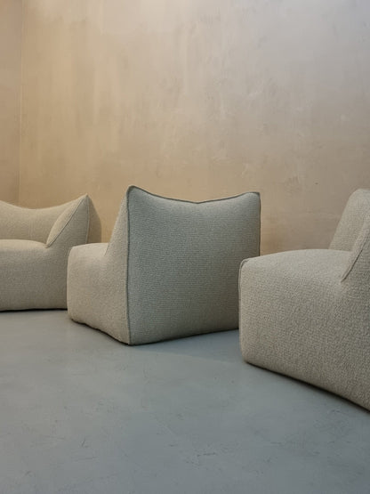 Le Bambole Three-Seater Boucle Sofa Sofas