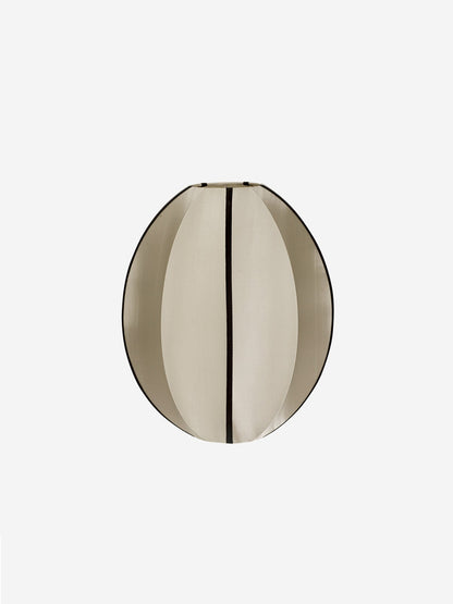 Oval Classic Silk Pendant with Black Ribbon, Small by Oi Soi Oi Pendants