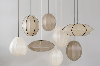 Oval Silk Cashmere Pendant, Large by Oi Soi Oi Pendants