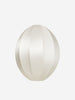 Oval Silk Pendant in Off White, Large by Oi Soi Oi Pendants
