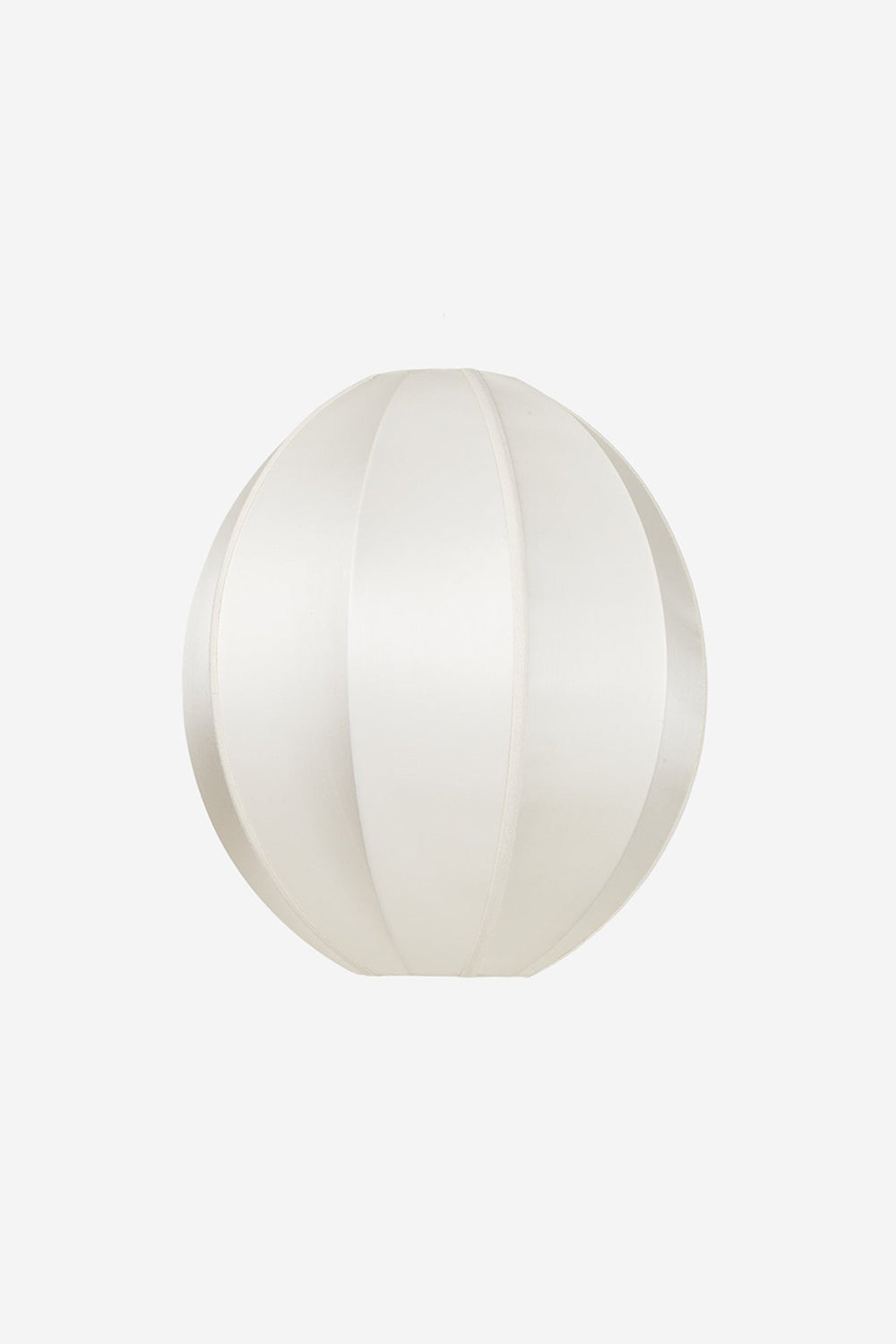 Oval Silk Pendant in Off White, Small by Oi Soi Oi Pendants