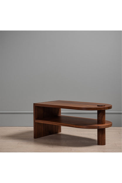 Post-Modern Walnut Coffee Table Coffee Tables