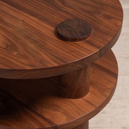 Post-Modern Walnut Coffee Table Coffee Tables