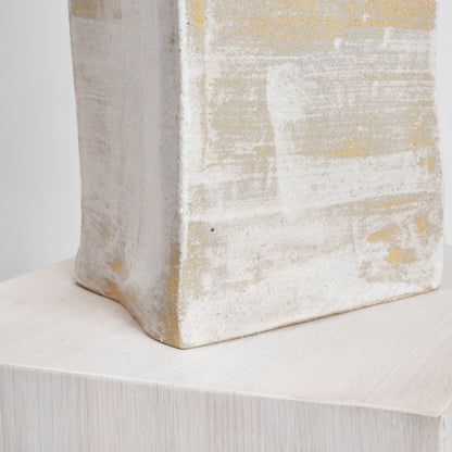 Rectangular Ceramic Light in Brushed White by Project 213A, Table Lamps