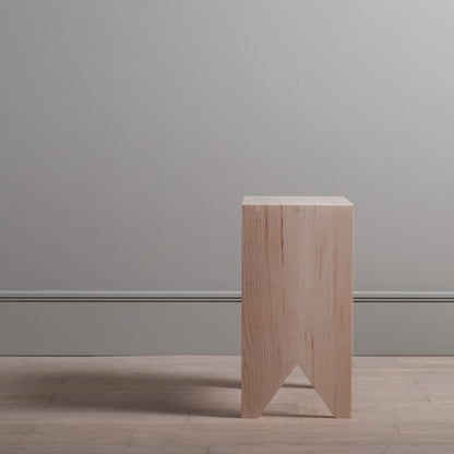 Ripple Ash Bedside Table with Drawer Bedside Tables