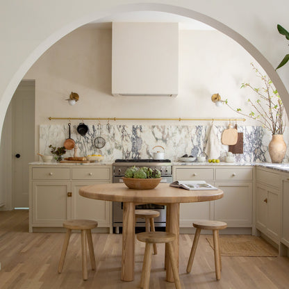 Round Topa Topa Dining Table - Natural Dining Tables