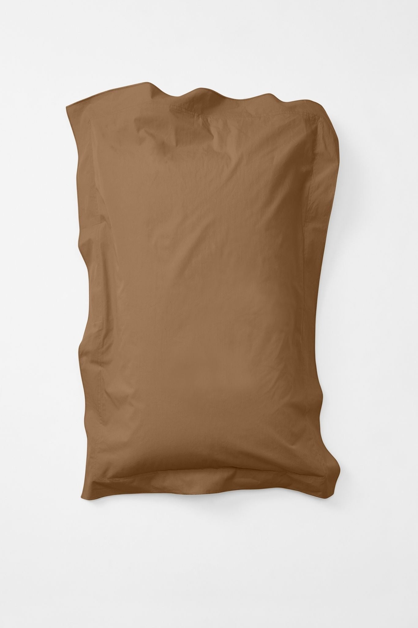 Mono Organic Cotton Percale Pillow Pair - Carob Pillows in Standard Pillow