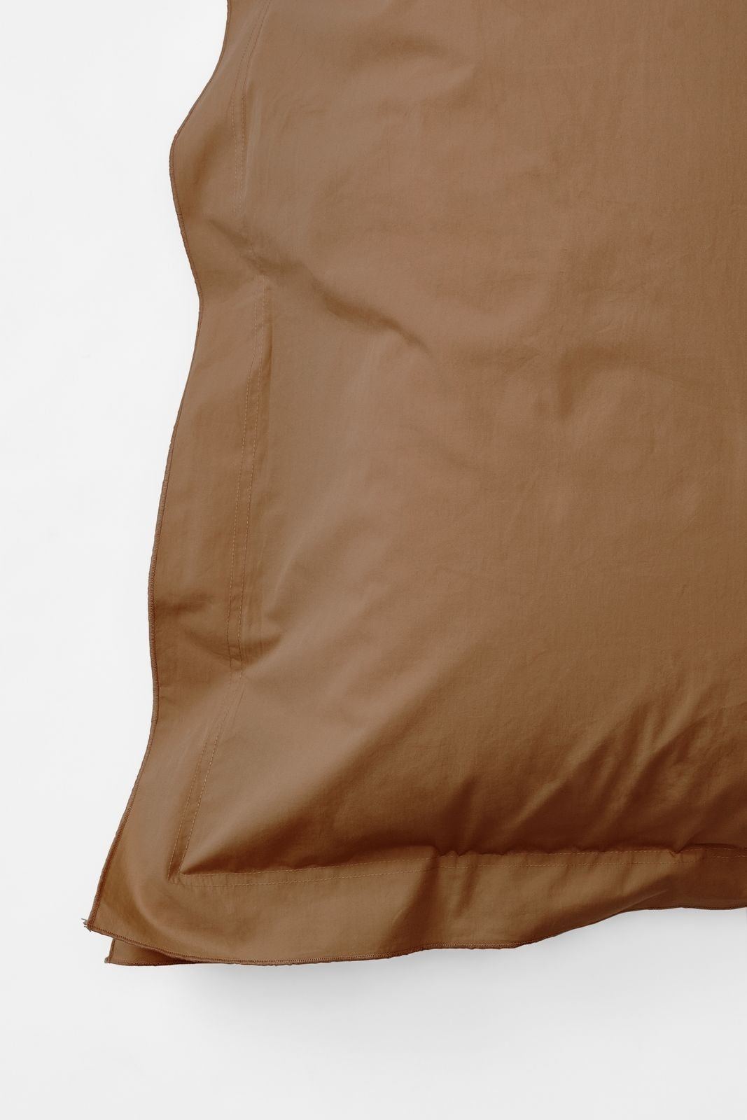 Mono Organic Cotton Percale Pillow Pair - Carob Pillows in Standard Pillow