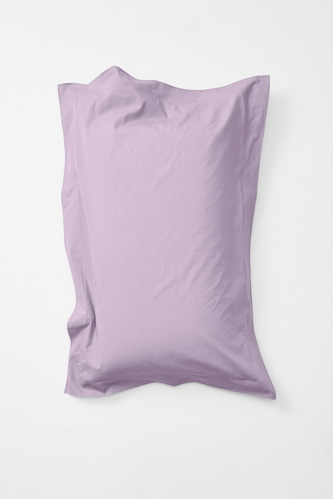 Mono Organic Cotton Percale Pillow Pair - Lilac Pillows in Standard Pillow