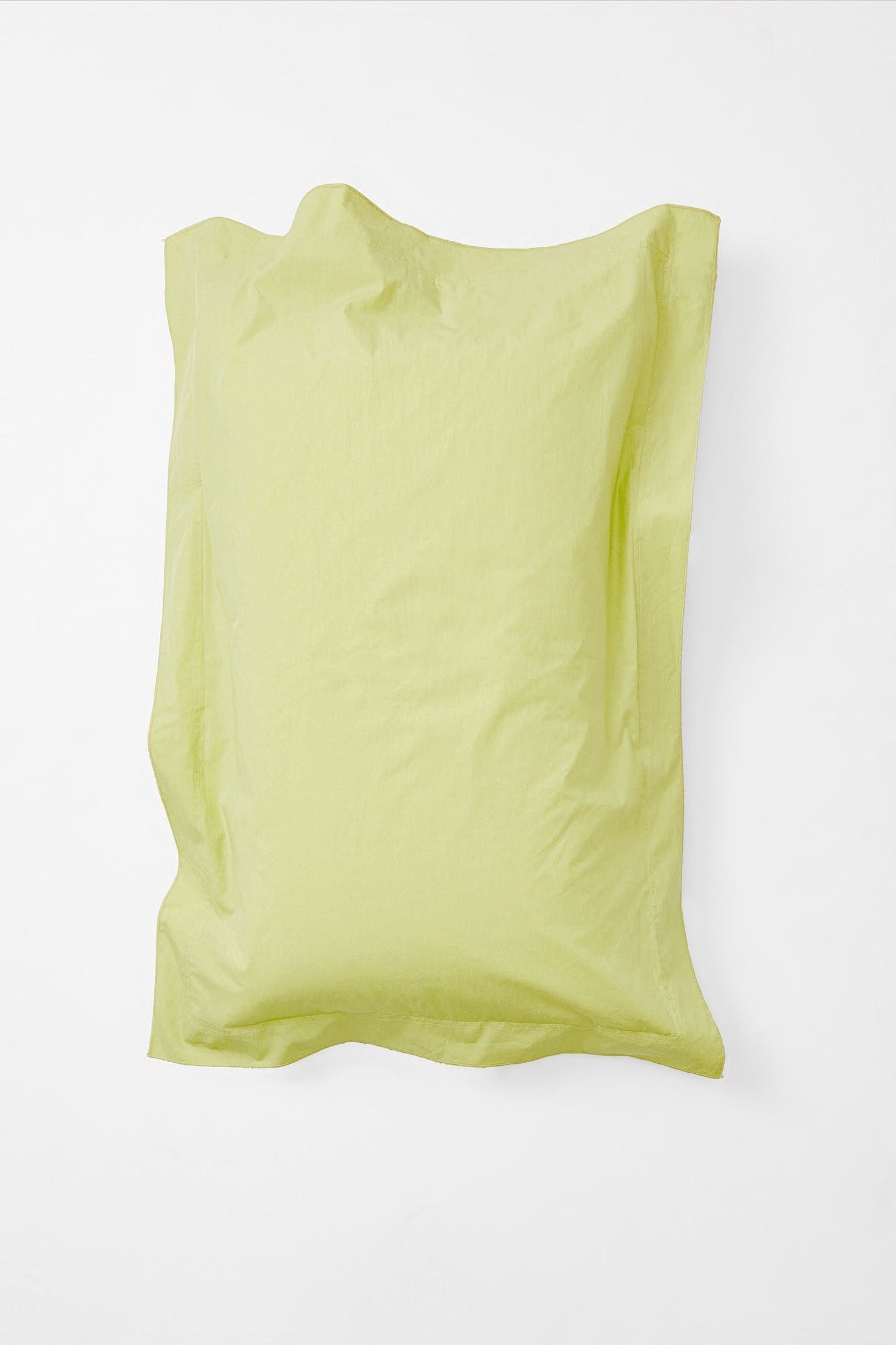 Mono Organic Cotton Percale Pillow Pair - Sulphur Pillows in Standard Pillow