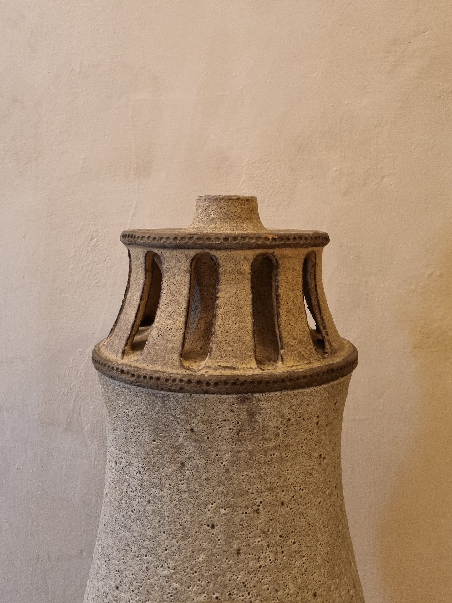 Sculptural Amphora Centerpiece by Aldo Londi Vases