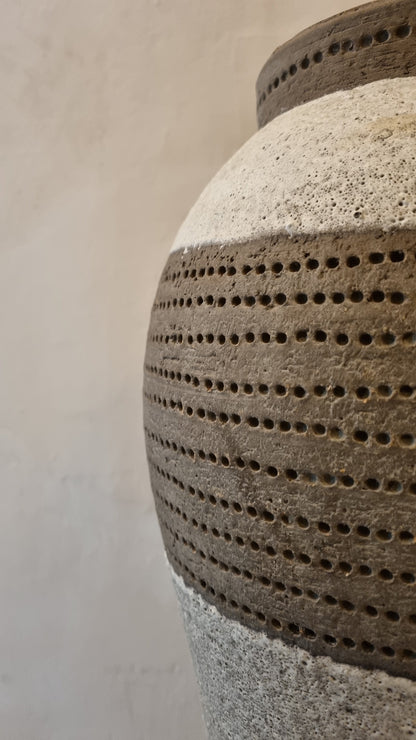 Sculptural Amphora Centerpiece by Aldo Londi Vases