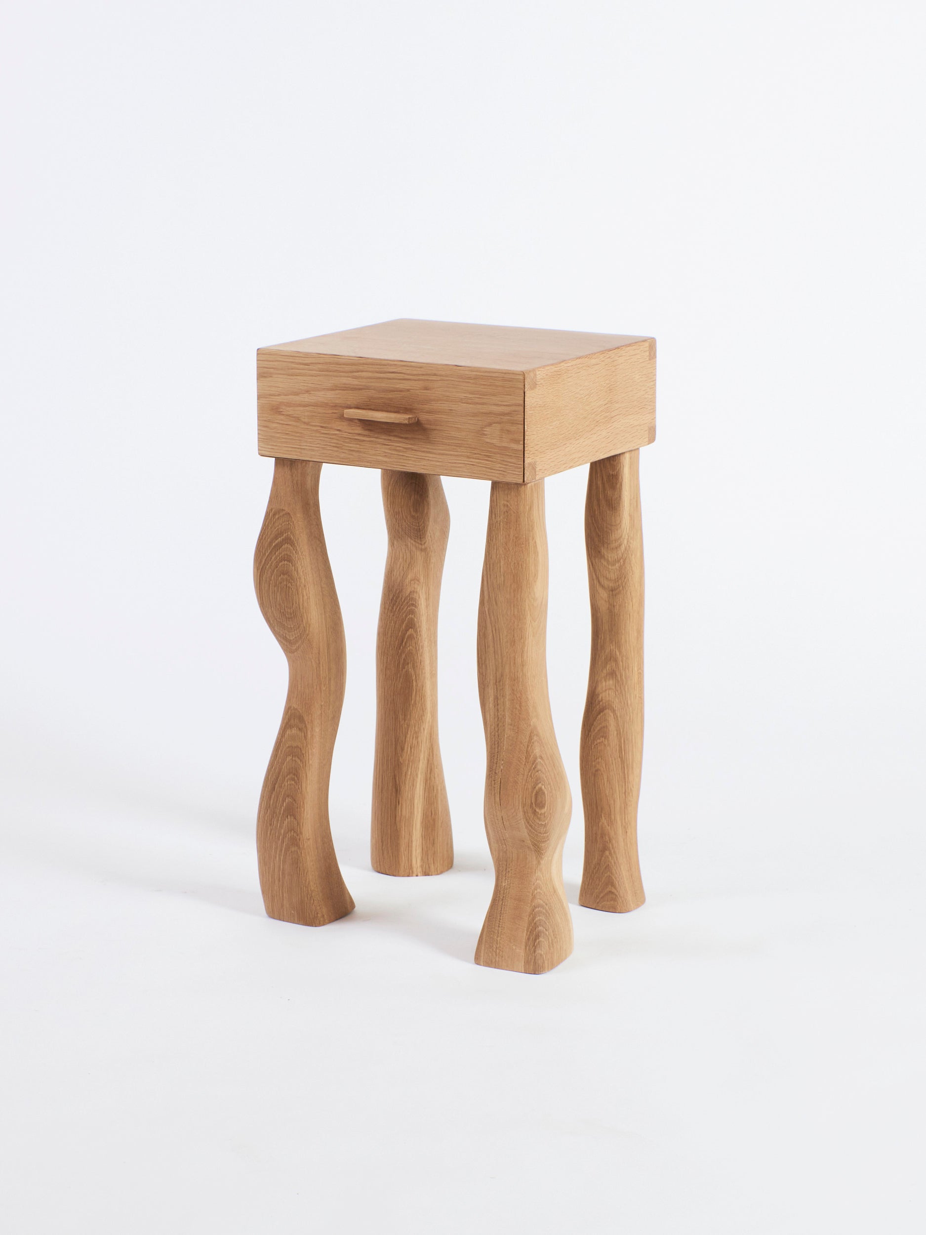 Side Table in Oak - No Foot End Tables
