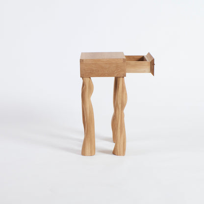 Side Table in Oak - No Foot End Tables