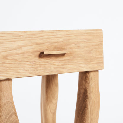 Side Table in Oak - No Foot End Tables