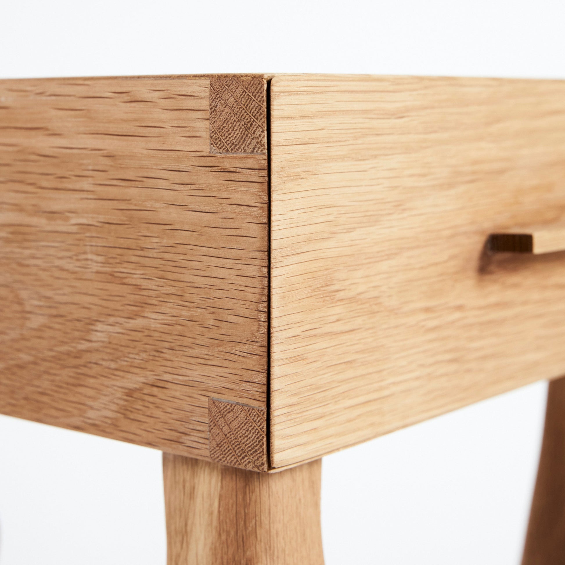 Side Table in Oak - No Foot End Tables
