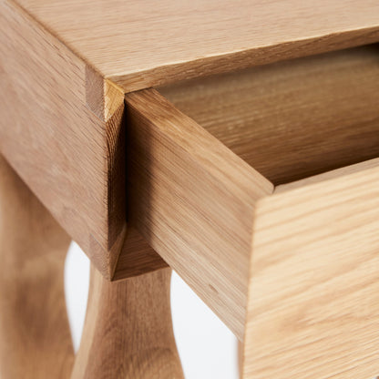 Side Table in Oak - No Foot End Tables