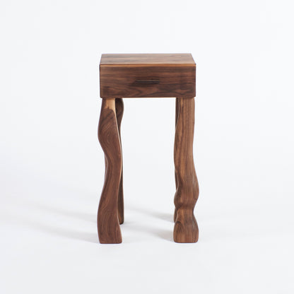 Side Table in Walnut - No Foot End Tables