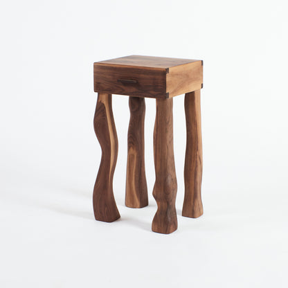 Side Table in Walnut - No Foot End Tables