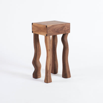 Side Table in Walnut - No Foot End Tables