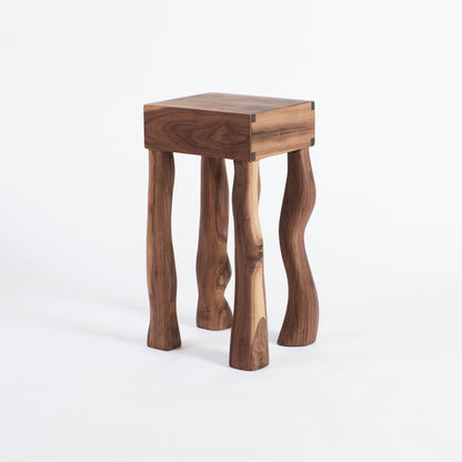 Side Table in Walnut - No Foot End Tables