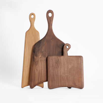 Small Square Board in Walnut Serveware