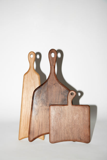 Small Square Board in Walnut Serveware