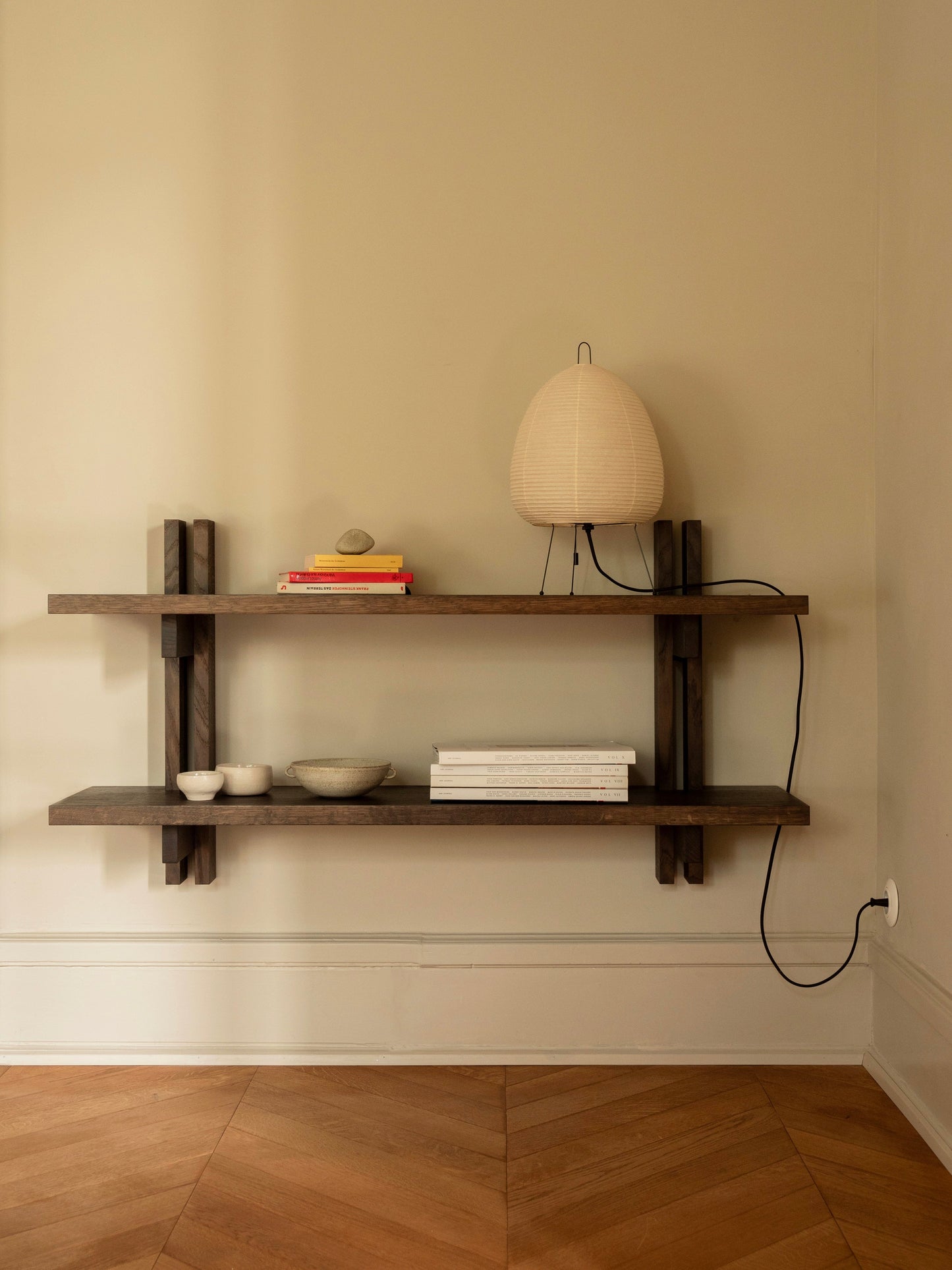 TR Wall Shelf Shelves in Dark Brown