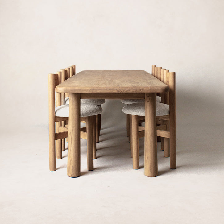 Topa Topa Dining Table - White Oak Dining Tables
