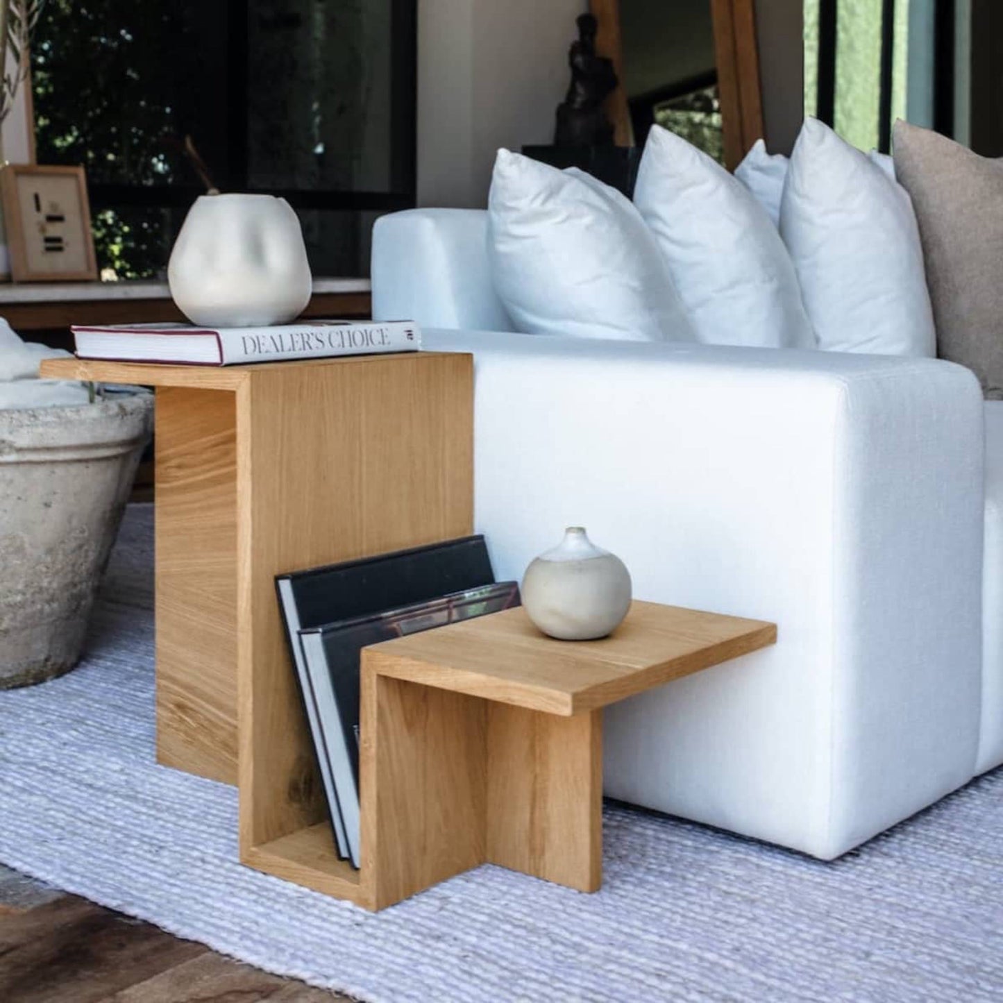 Valley Side Table - White Oak End Tables