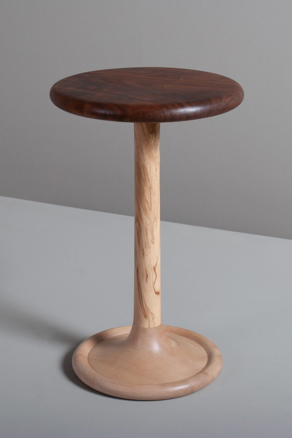 Walnut & Sycamore Side Table End Tables