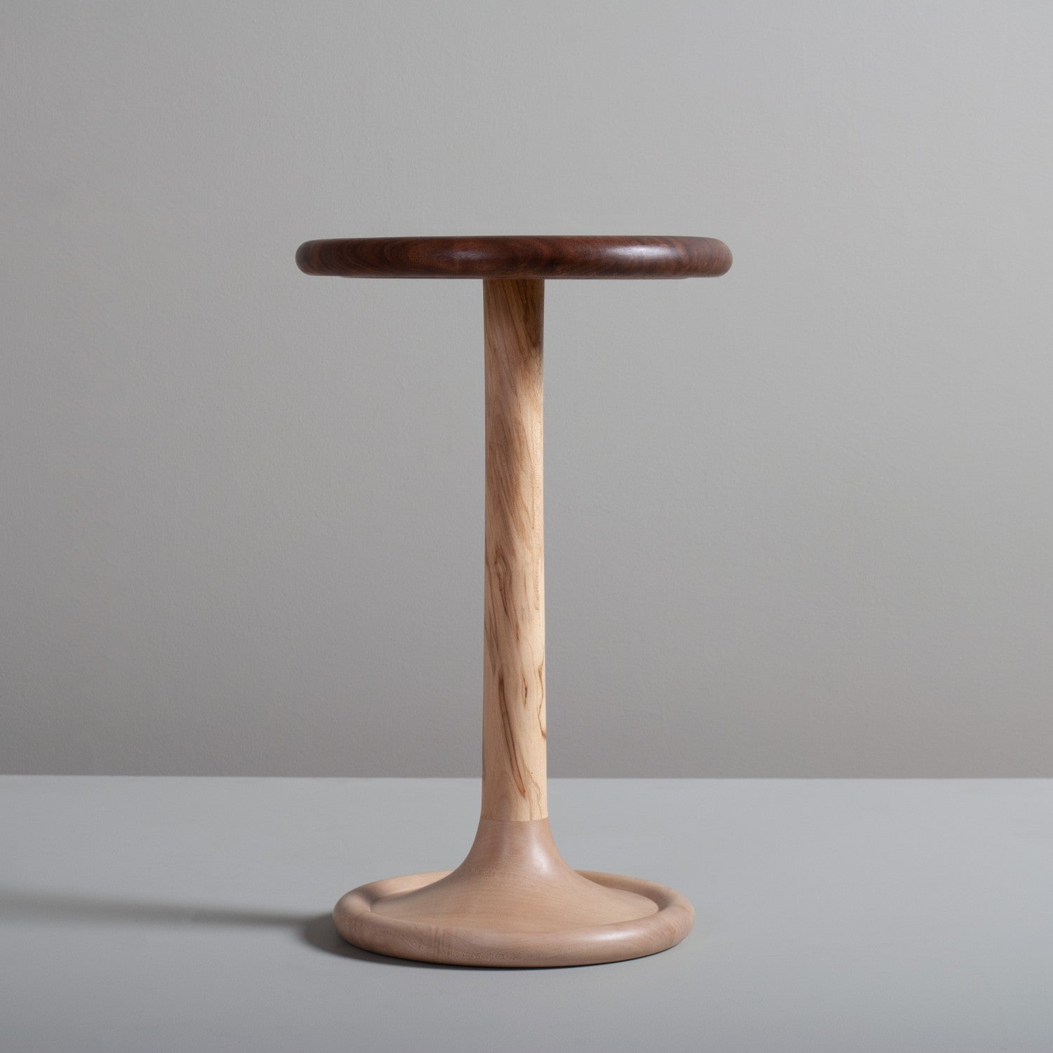 Walnut & Sycamore Side Table End Tables