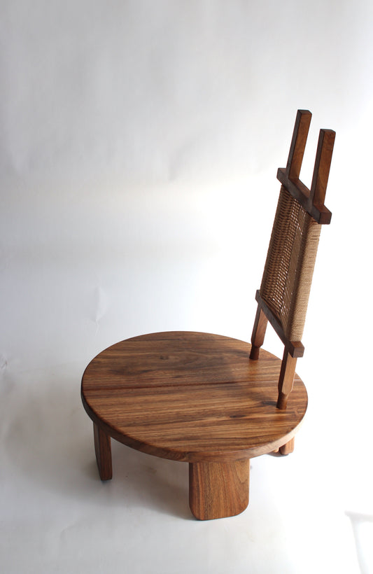 Wilson Walnut Chair - Roped Back Chairs