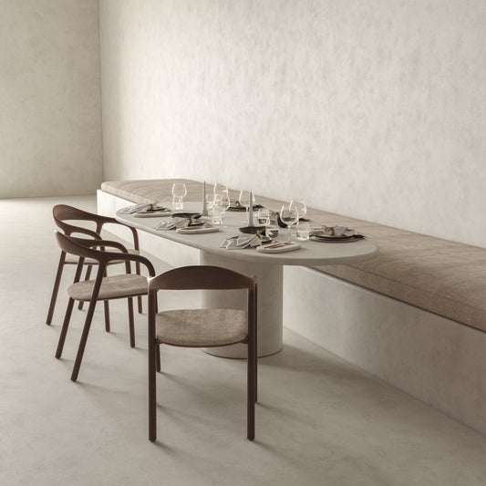 Asami Dining Table Dining Tables in Sand