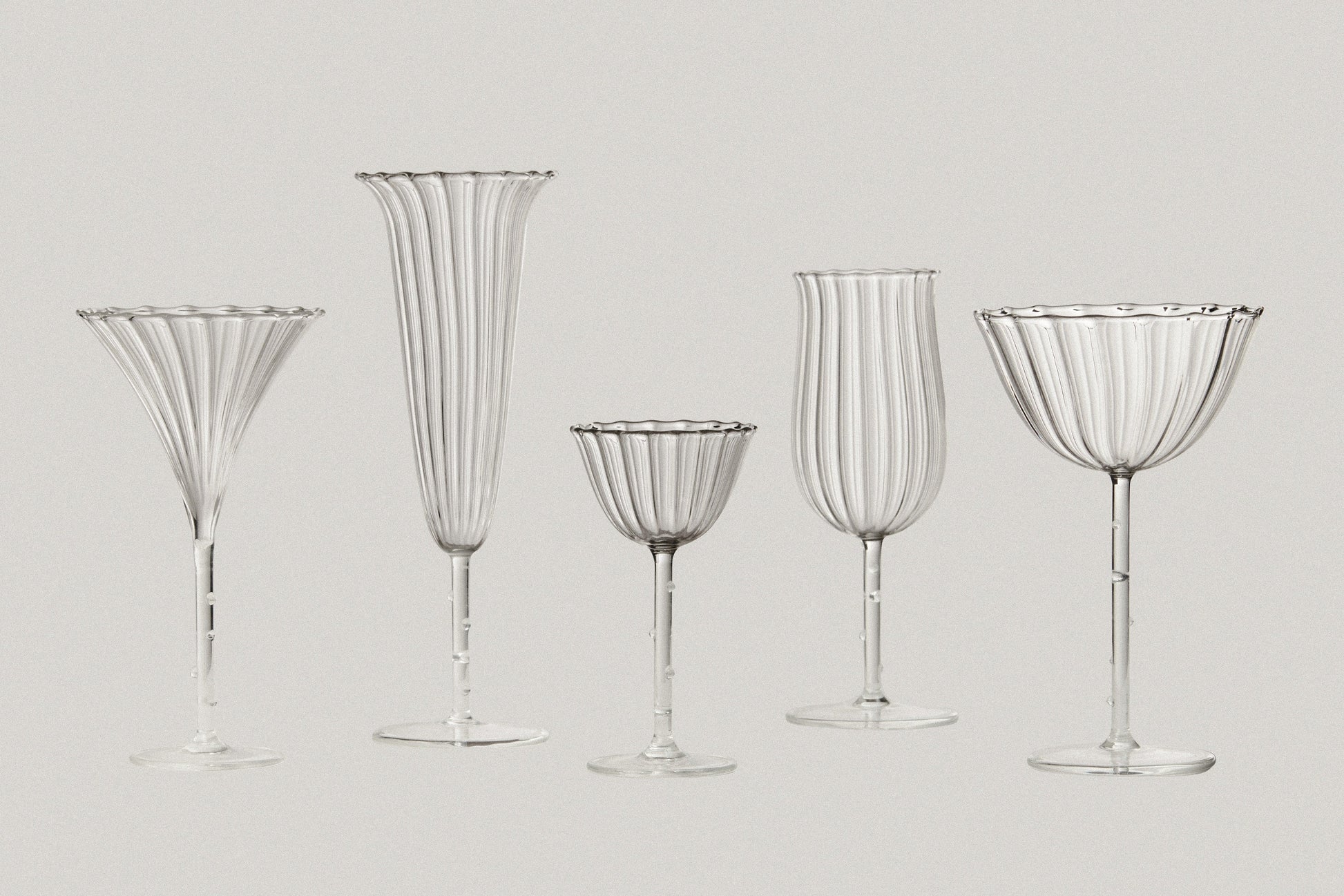 Trumpet Aperitif Glass - Set of 4 Decorative Objects