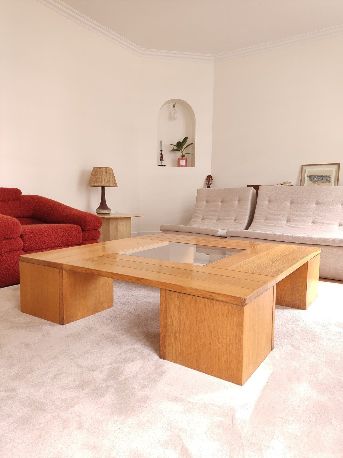 Coffee Table Set with Stools