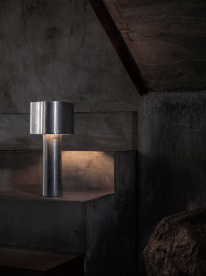 Coy Table Lamp in Aluminium by STEM Table Lamps