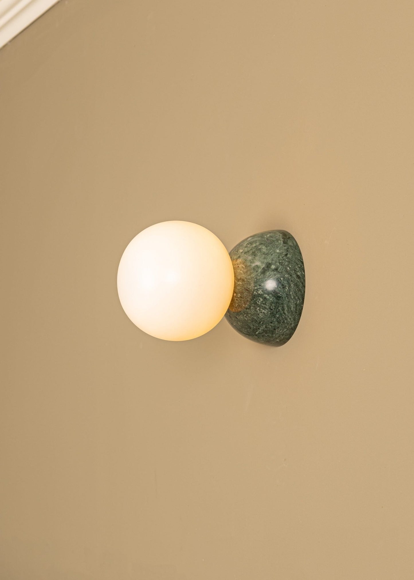 Eklipso Wall Sconce Sconces in Green Marble