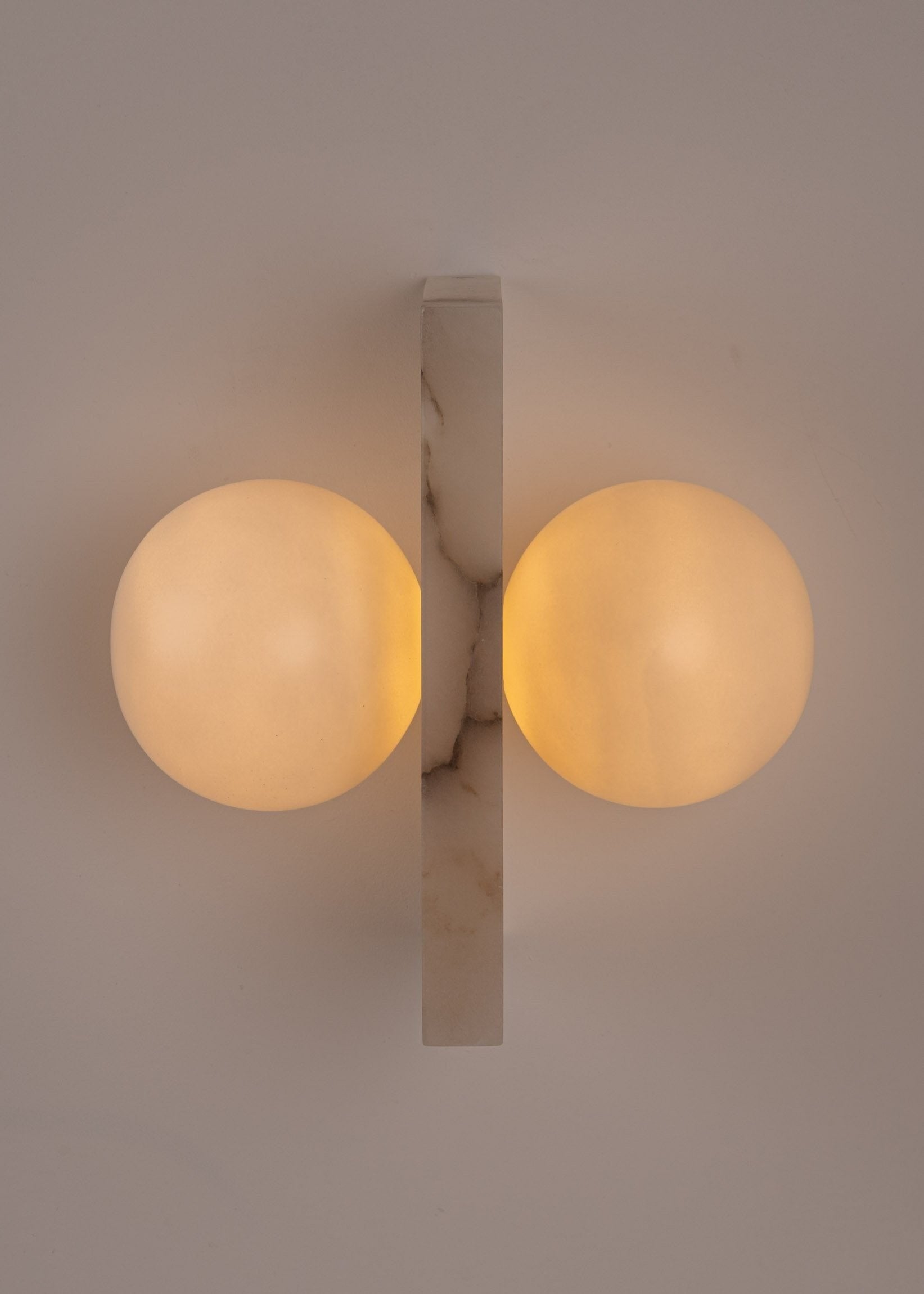 Flugi Wall Light - White Alabaster Sconces