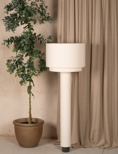 Kolumno Floor Lamp in Black Marble by Simone & Marcel Floor Lamps