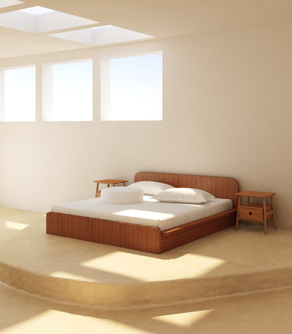 Noura Bed Beds in Cognac