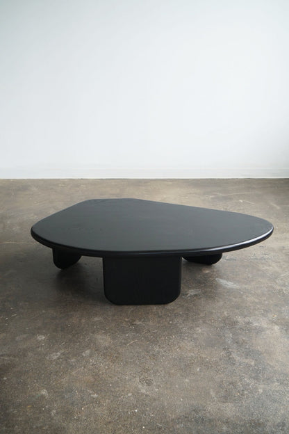 Organic Coffee Table in Jet Black Ash by Last Workshop Coffee Tables